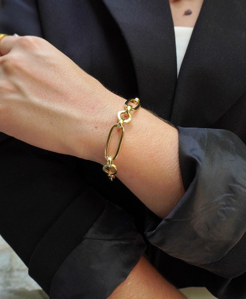 Pulsera golden oval